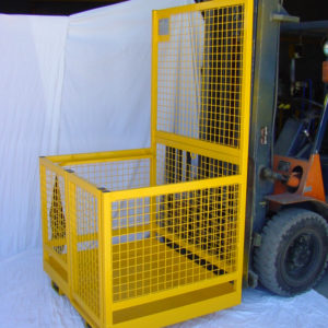 FORKLIFT SAFETY CAGE (MESH SIDES) - The Riggers Loft