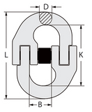 GRADE 100 CHAIN CONNECTOR Australia - Fully Compliant Lifting Gear - The Riggers Loft