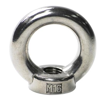 STAINLESS STEEL EYE NUT DIN582 - The Riggers Loft