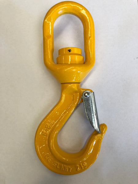 GRADE 80 SWIVEL SLING HOOK WITH BEARING Australia - Fully Compliant Lifting Gear - The Riggers Loft